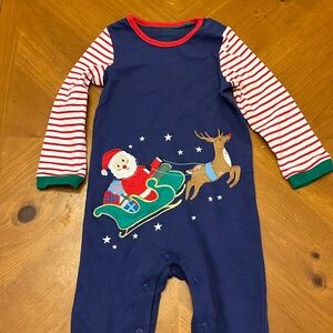 Baby Boden Christmas Romper